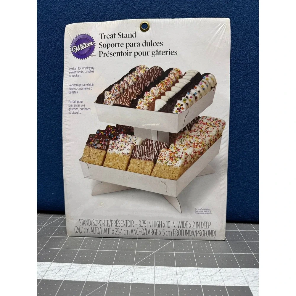 2 Wilton 2 Tier Treat Stand 9.75 High 10